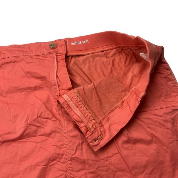 Lee Riders Midrise Skirt Skort‎ Lined Shorts Mini Coral Women's Plus Size 22 - Picture 13 of 13